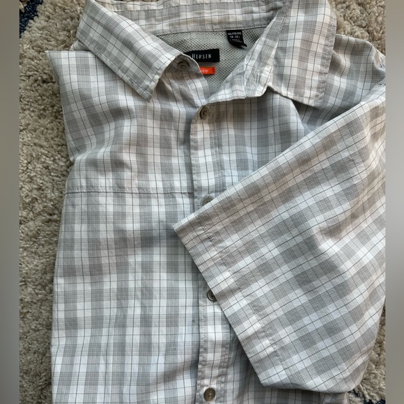 Men’s Van Heusen Traveler zip pocket lightweight button down size 2XL - Picture 3 of 4